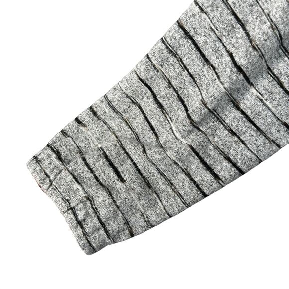 American Eagle Large Soft & Sexy Plush Top Striped Elastic Waist Long Sleeves - Picture 3 of 10